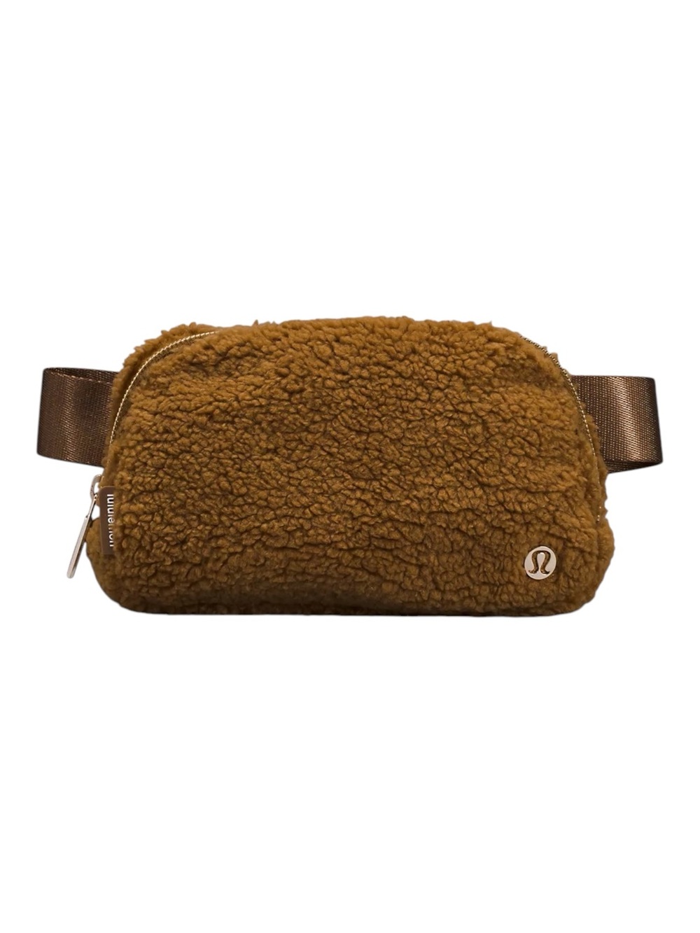 lululemon Go Everywhere Burnt Caramel Sherpa Belt Bag